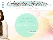 Tablet Screenshot of angelic-guides.com
